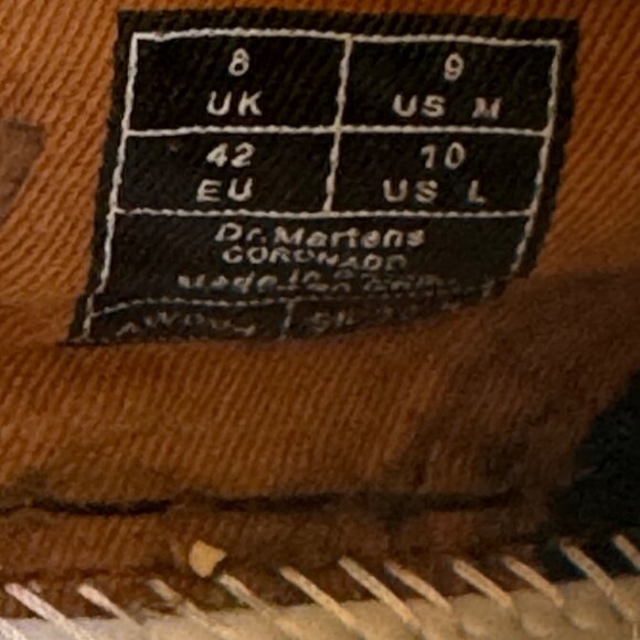 Dr. Martens CORONADO Unisex Dress Shoes Sz  M 9/ W 10 Black Leather.NO INSOLE - Picture 5 of 12